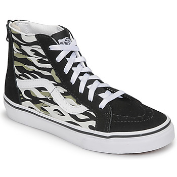 Παπούτσια Αγόρι Ψηλά Sneakers Vans UY SK8-Hi Zip Black / Grey