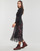Υφασμάτινα Γυναίκα Μακριά Φορέματα Desigual NASDAQ Black / Multicolour