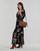 Υφασμάτινα Γυναίκα Μακριά Φορέματα Desigual POPPY - LACROIX Black / Multicolour