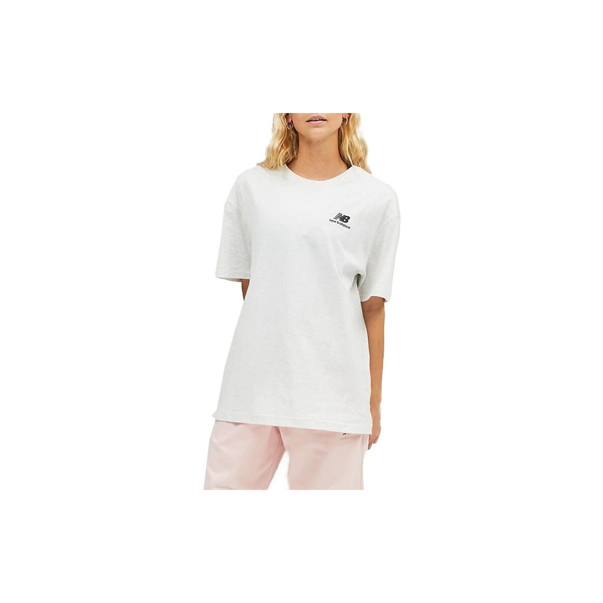 Υφασμάτινα Γυναίκα T-shirts & Μπλούζες New Balance UNISSENTIALS TEE Grey