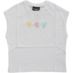 Υφασμάτινα Κορίτσι T-shirt με κοντά μανίκια Pyrex 033925 Άσπρο