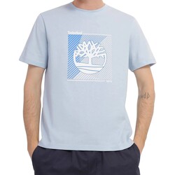 Υφασμάτινα Άνδρας T-shirt με κοντά μανίκια Timberland 212171 Μπλέ