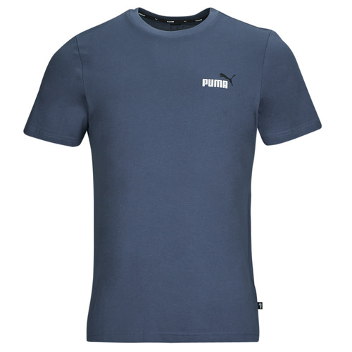 Υφασμάτινα Άνδρας T-shirt με κοντά μανίκια Puma ESS  2 COL SMALL LOGO TEE Marine
