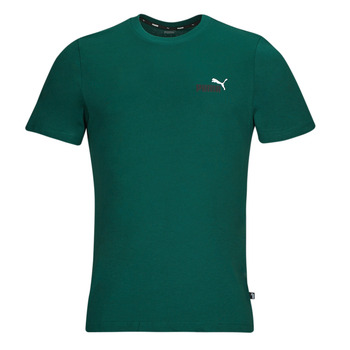 Υφασμάτινα Άνδρας T-shirt με κοντά μανίκια Puma ESS  2 COL SMALL LOGO TEE Green / Fonce