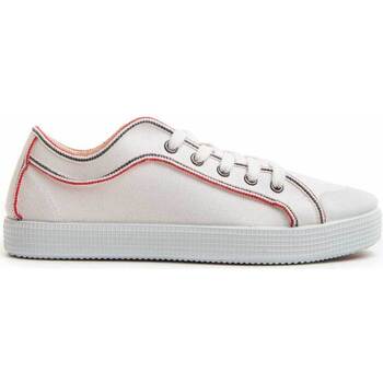 Παπούτσια Άνδρας Χαμηλά Sneakers Leindia 80139 Άσπρο