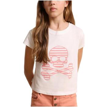 Υφασμάτινα Κορίτσι T-shirt με κοντά μανίκια Scalpers  Άσπρο