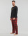 Υφασμάτινα Άνδρας Πιτζάμα/Νυχτικό Polo Ralph Lauren L/S PJ SLEEP SET Black / Red
