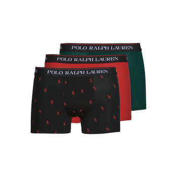 Εσώρουχα Άνδρας Boxer Polo Ralph Lauren CLSSIC TRUNK 3 PACK Black / Red / Green