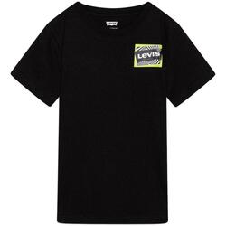 Υφασμάτινα Αγόρι T-shirt με κοντά μανίκια Levi's  Black
