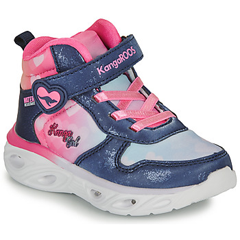 Παπούτσια Κορίτσι Ψηλά Sneakers Kangaroos K-SL Glim EV Marine / Ροζ
