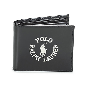 Τσάντες Πορτοφόλια Polo Ralph Lauren BLFLD W/COIN-WALLET-MEDIUM Black / μαυρο με χρώματα  / Pony