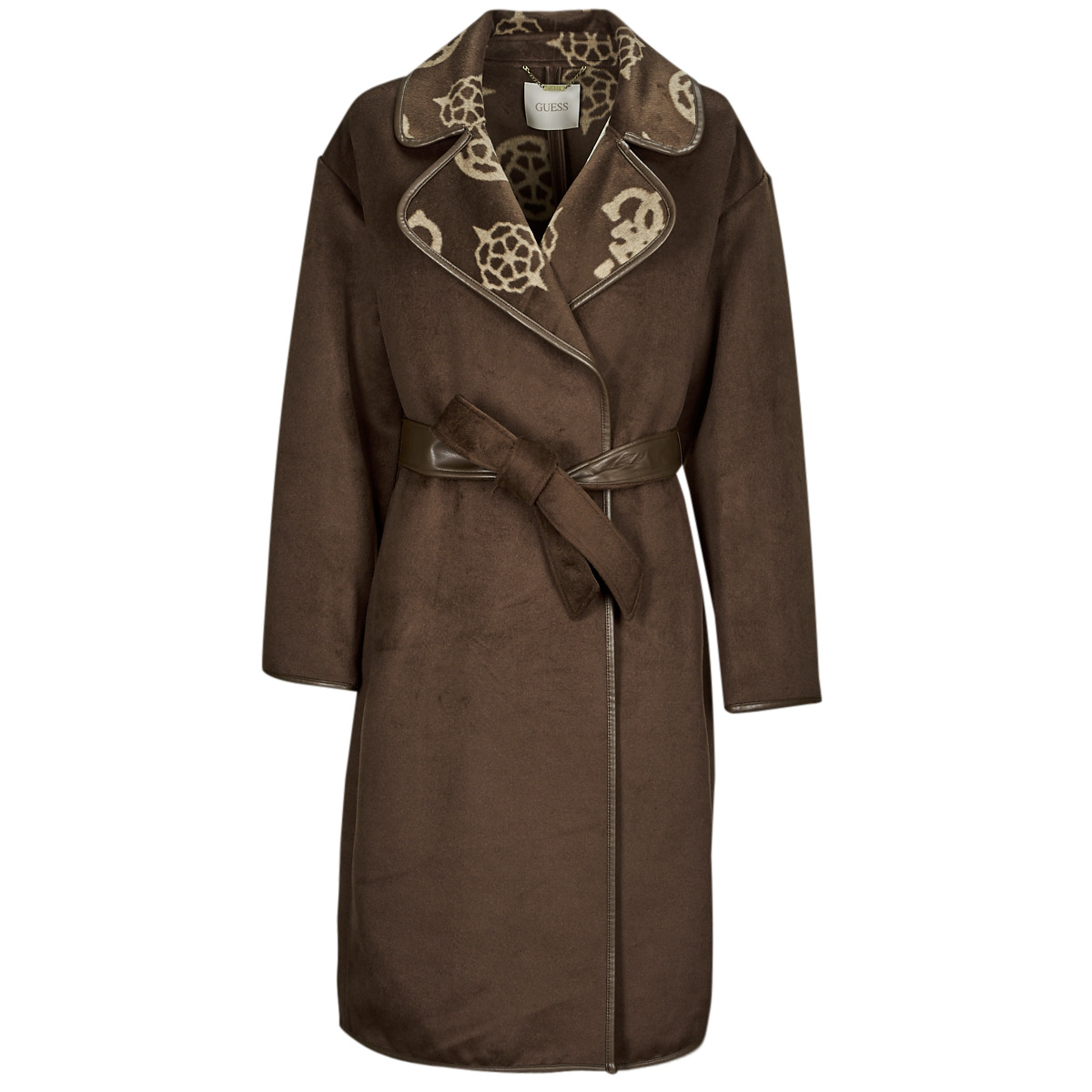 Guess  Παλτό Guess LUDOVICA LOGO WRAP COAT