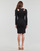 Υφασμάτινα Γυναίκα Μακριά Φορέματα Guess LS CN CLIO BODYCON DRESS Black