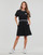 Υφασμάτινα Γυναίκα Κοντά Φορέματα Karl Lagerfeld IKONIK 2.0 T-SHIRT DRESS Black