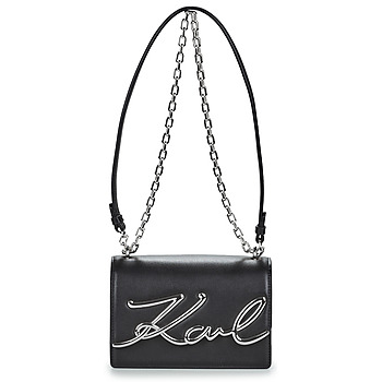 Τσάντες Γυναίκα Τσάντες ώμου Karl Lagerfeld K/SIGNATURE SM SHOULDERBAG Black / Silver