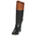 Παπούτσια Γυναίκα Μπότες για την πόλη Lauren Ralph Lauren JUSTINE-BOOTS-TALL BOOT Black / Cognac