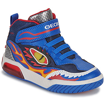 Παπούτσια Αγόρι Ψηλά Sneakers Geox J INEK BOY D Μπλέ / Red