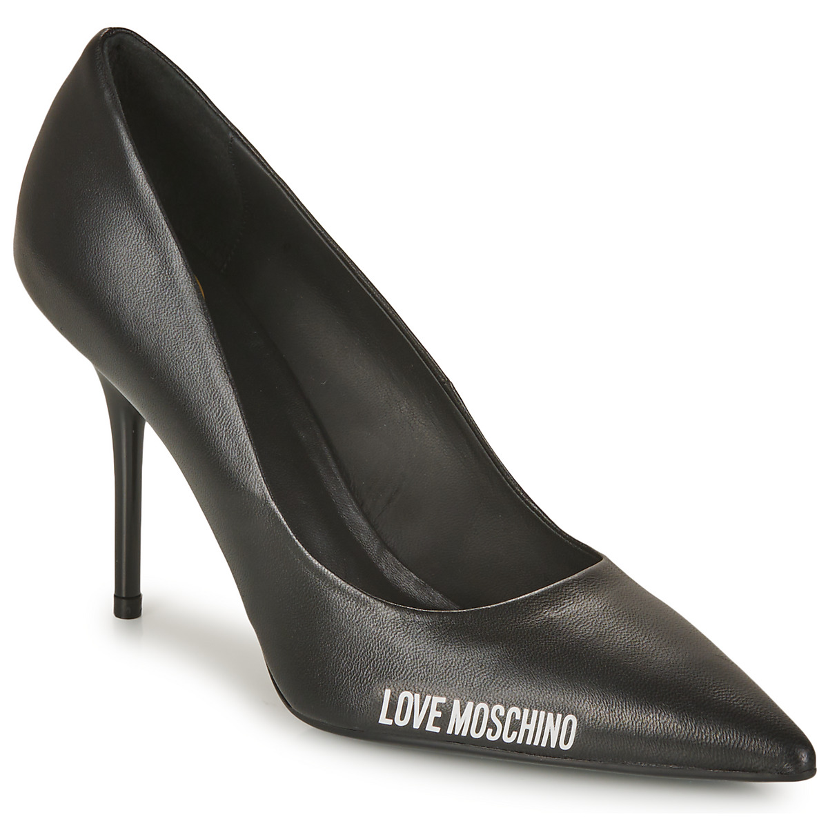 Παπούτσια Γυναίκα Γόβες Love Moschino RUBBER LOGO Black