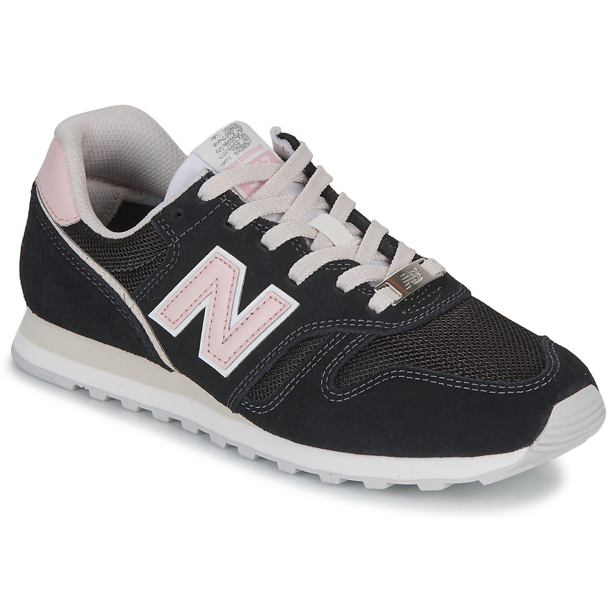 Παπούτσια Γυναίκα Χαμηλά Sneakers New Balance 373 Black / Ροζ