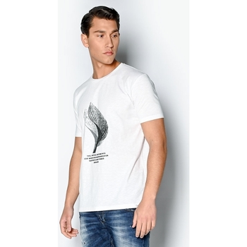 Υφασμάτινα Άνδρας T-shirts & Μπλούζες Brokers ΑΝΔΡΙΚΟ T-SHIRT Λευκό