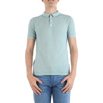 Υφασμάτινα Άνδρας T-shirt με κοντά μανίκια Bicolore GM16 Μπλέ