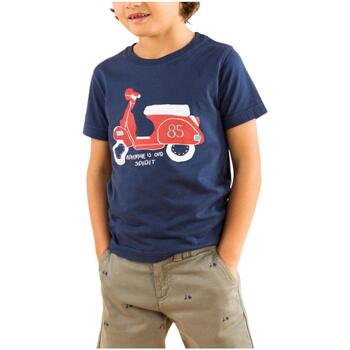 Υφασμάτινα Αγόρι T-shirt με κοντά μανίκια Scotta  Μπλέ