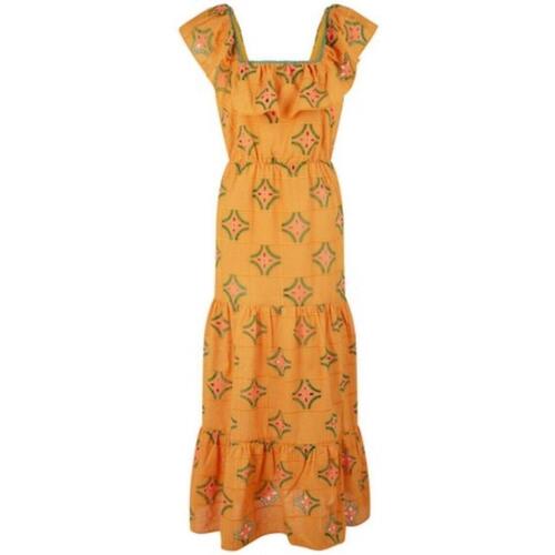 Υφασμάτινα Γυναίκα Φορέματα Naf Naf  Orange