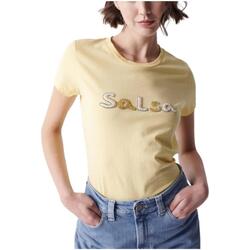 Υφασμάτινα Γυναίκα T-shirt με κοντά μανίκια Salsa  Yellow