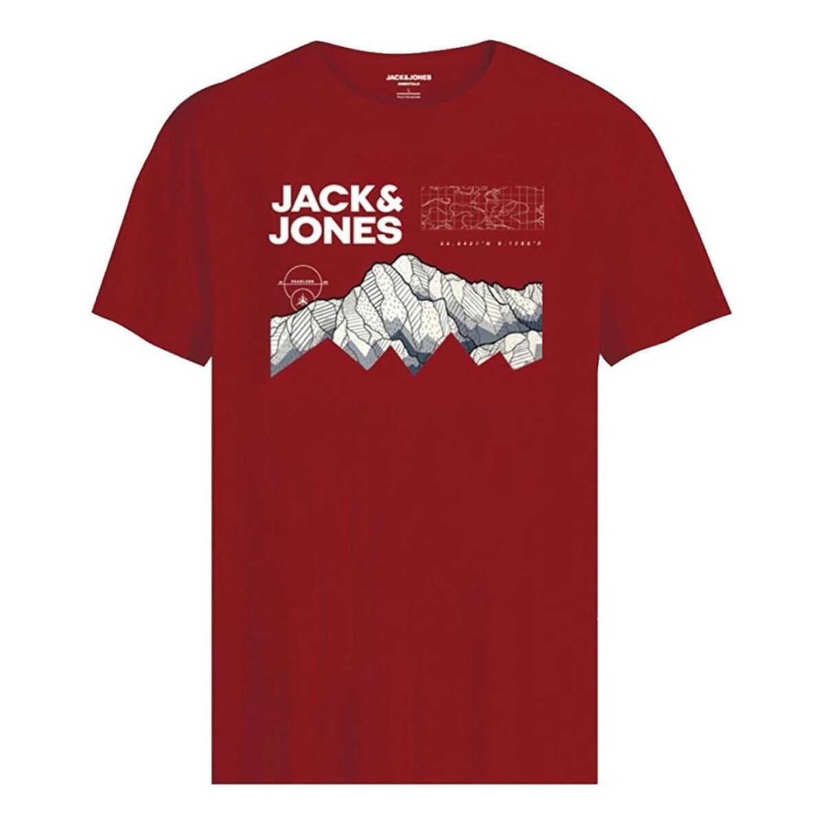 Υφασμάτινα Αγόρι T-shirt με κοντά μανίκια Jack & Jones  Red