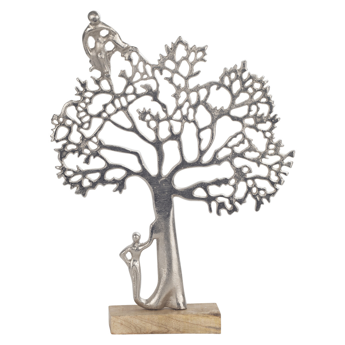 Σπίτι Αγαλματίδια και  Signes Grimalt Δέντρα Επιφάνειας Εργασίας Silver