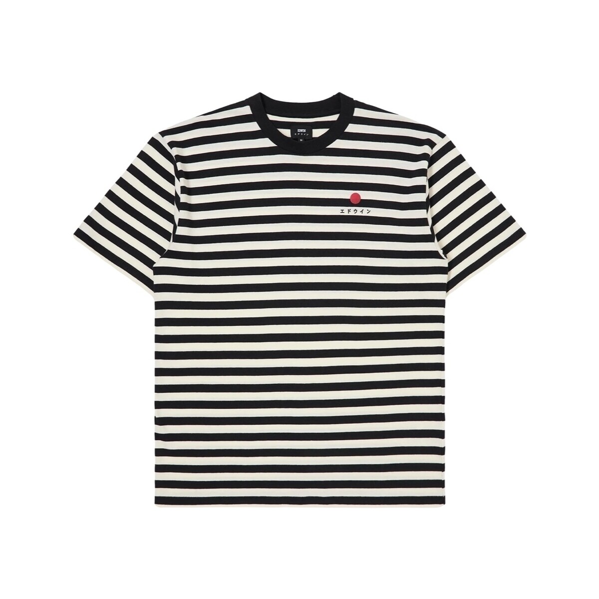 T-shirts & Polos Edwin Basic Stripe T-Shirt - Black/White 25616405H