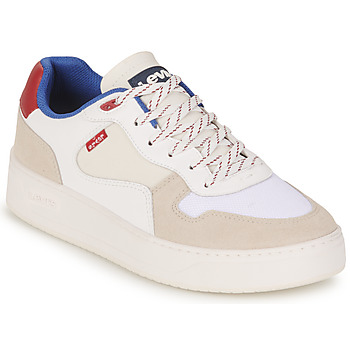 Παπούτσια Άνδρας Χαμηλά Sneakers Levi's GLIDE Άσπρο / Beige / Μπλέ