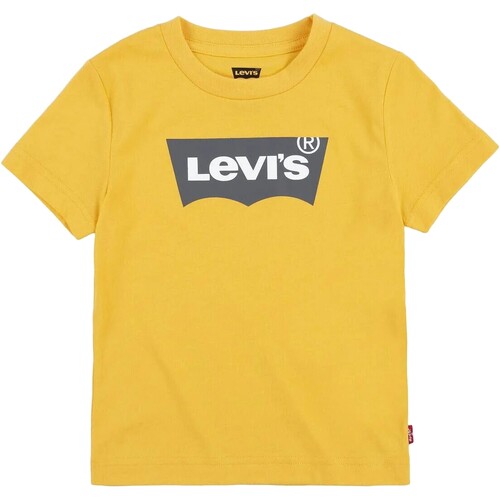 Υφασμάτινα Κορίτσι T-shirt με κοντά μανίκια Levi's 215569 Yellow