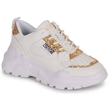 Παπούτσια Γυναίκα Χαμηλά Sneakers Versace Jeans Couture 75VA3SC2 Άσπρο / Gold