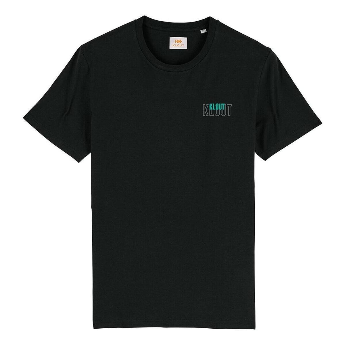 Υφασμάτινα T-shirt με κοντά μανίκια Klout  Black