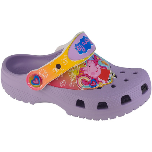 Παπούτσια Κορίτσι Παντόφλες Crocs Classic Fun I am Peppa Pig T Clog Violet