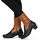Παπούτσια Γυναίκα Μποτίνια Art ALFAMA Black / Brown
