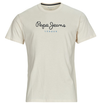 Υφασμάτινα Άνδρας T-shirt με κοντά μανίκια Pepe jeans EGGO N Ivory
