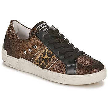 Παπούτσια Γυναίκα Χαμηλά Sneakers Meline  Brown / Black / Leopard