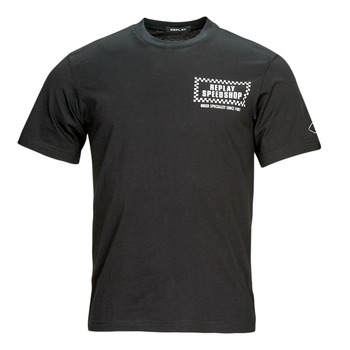 Υφασμάτινα Άνδρας T-shirt με κοντά μανίκια Replay M6699 Black