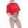 Υφασμάτινα Γυναίκα T-shirt με κοντά μανίκια Fila FAW0818 Red
