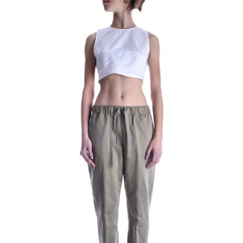 Υφασμάτινα Γυναίκα Αμάνικα / T-shirts χωρίς μανίκια Semicouture S3SQ09 Άσπρο
