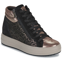 Παπούτσια Γυναίκα Ψηλά Sneakers IgI&CO DONNA SHIRLEY Black / Bronze
