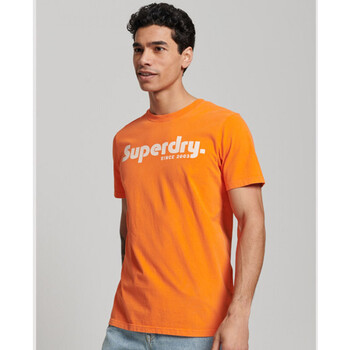 Υφασμάτινα Άνδρας T-shirts & Μπλούζες Superdry Vintage terrain classic Orange