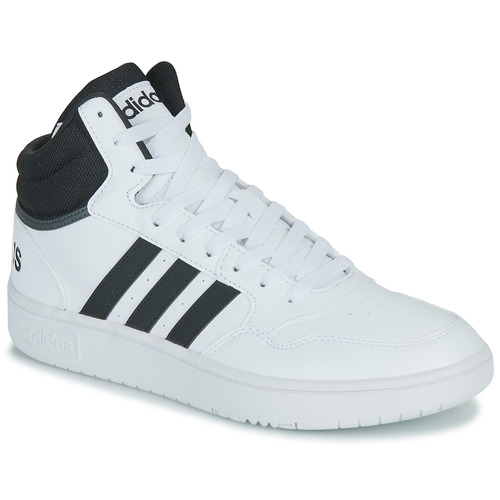 Παπούτσια Άνδρας Ψηλά Sneakers Adidas Sportswear HOOPS 3.0 MID Άσπρο / Black