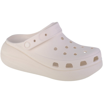 Παπούτσια Γυναίκα Παντόφλες Crocs Classic Crush Clog Άσπρο
