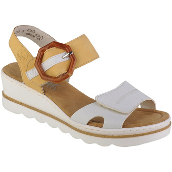 Παπούτσια Γυναίκα Σπορ σανδάλια Rieker Sandals Άσπρο
