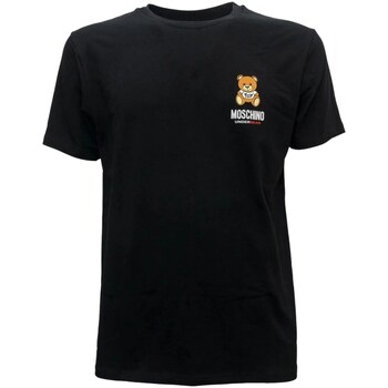 Υφασμάτινα Άνδρας T-shirt με κοντά μανίκια Moschino 231V1A07844410 Black