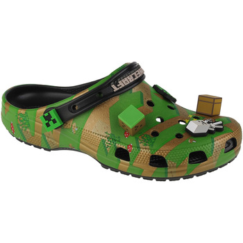 Παπούτσια Παντόφλες Crocs Elevated Minecraft Classic Clog Green