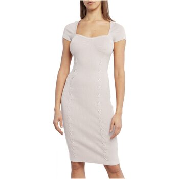 Υφασμάτινα Γυναίκα Φορέματα Guess W1BK51 Z17X3 Άσπρο